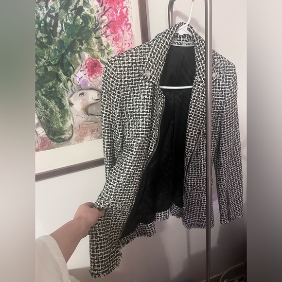 Stylish Alexander Wang plaid jacket - Picture 2 of 8